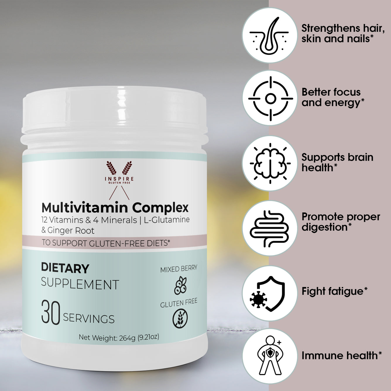 Gluten-Free Multivitamin Complex - Powder